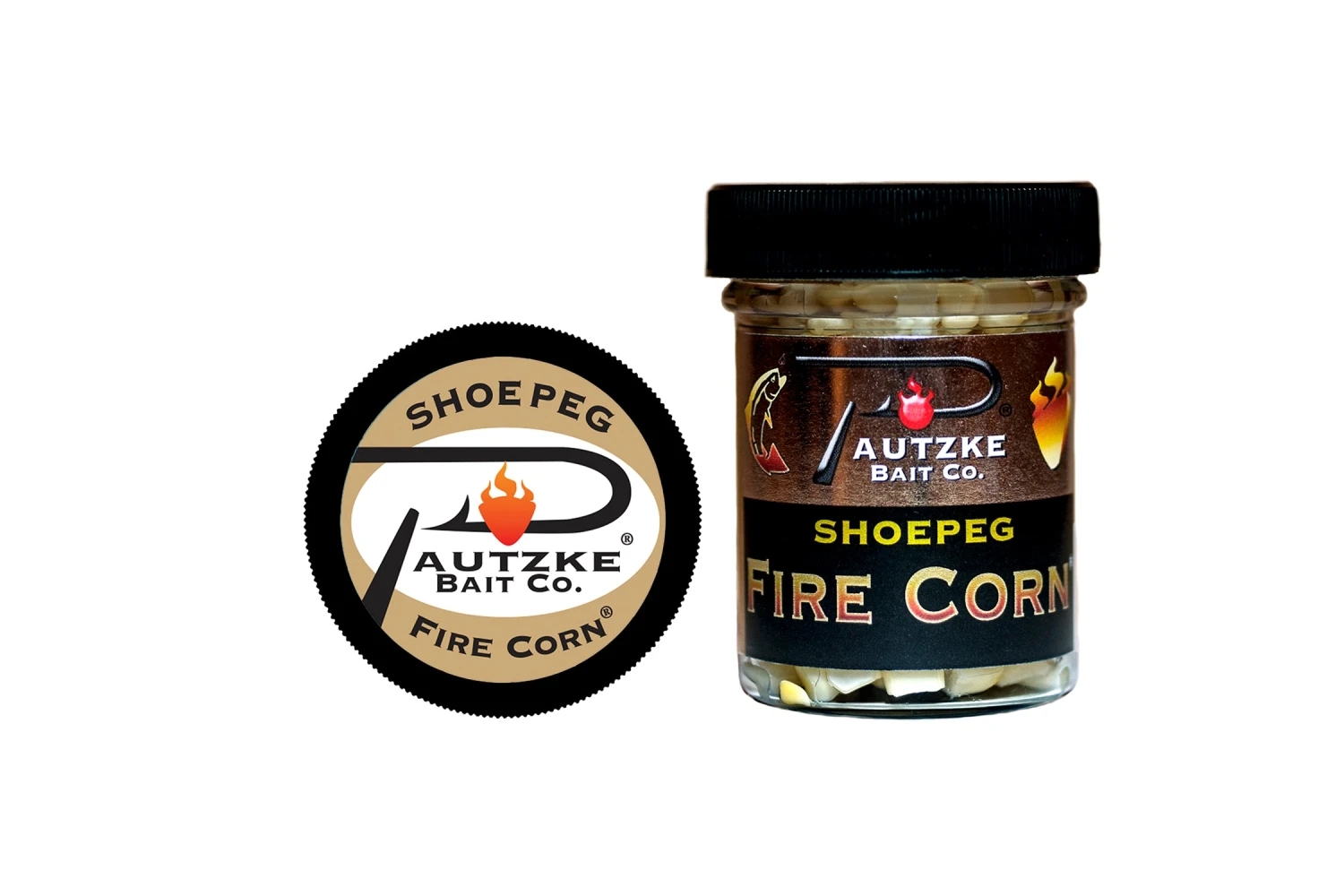 Pautzke Bait Co. Shoepeg Fire Corn 1.75 Oz. Jar 2 Pautzke Bait Co. Shoepeg Fire Corn 1.75 Oz. Jar - Image 2