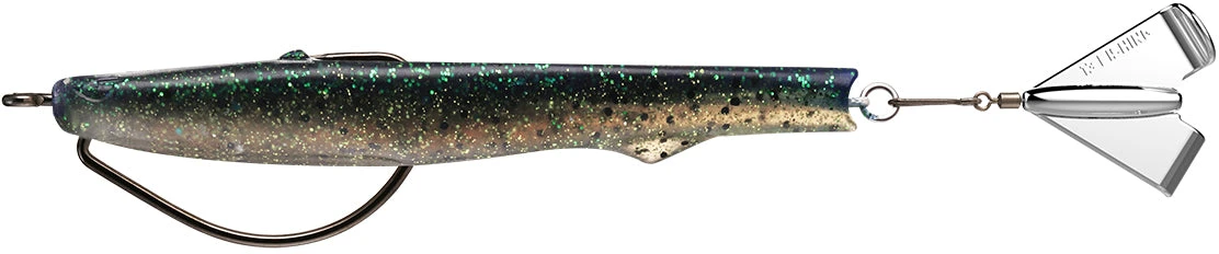 13 Fishing Motor Boat 4 Inch Hybrid PTE Body Swimbait W/ Hard Rear Prop 3 13 Fishing Motor Boat 4 Inch Hybrid PTE Body Swimbait W/ Hard Rear Prop - Image 3