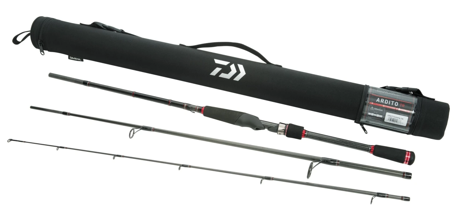 Daiwa Ardito-TR Spinning 3-Piece Travel Rods 1 Daiwa Ardito-TR Spinning 3-Piece Travel Rods