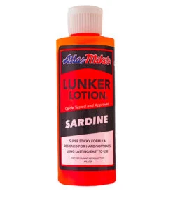 Atlas-Mike's Lunker Lotion 4 Oz. 37 Atlas-Mike's Lunker Lotion 4 Oz. -US Bait Reel Sales Store 6502 sardine