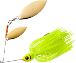 Booyah Double Willow Blade Spinnerbait 24 Booyah Double Willow Blade Spinnerbait -US Bait Reel Sales Store BYBW12617 chartreuse