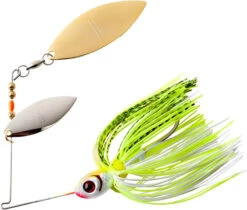 Booyah Double Willow Blade Spinnerbait 23 Booyah Double Willow Blade Spinnerbait -US Bait Reel Sales Store BYBW38646 chartwhiteshad