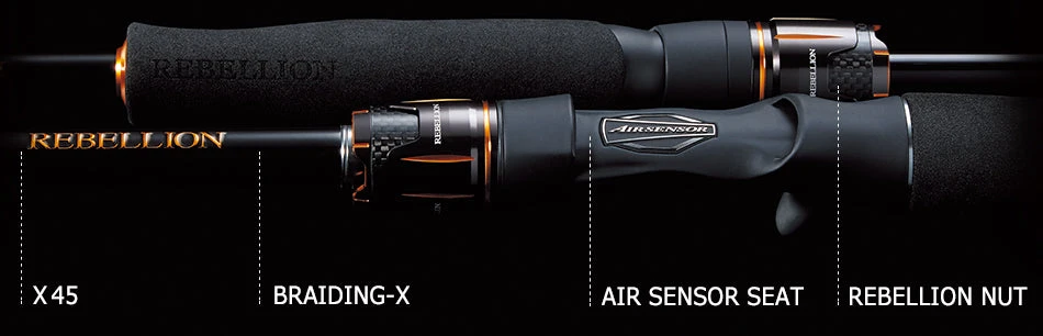 Daiwa Rebellion 2-Piece Casting Rods 4 Daiwa Rebellion 2-Piece Casting Rods - Image 4