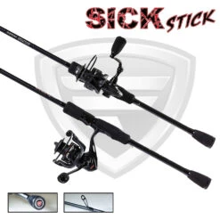 Favorite Fishing Sick Stick Spinning Combo -US Bait Reel Sales Store SickStickSpinningCombo