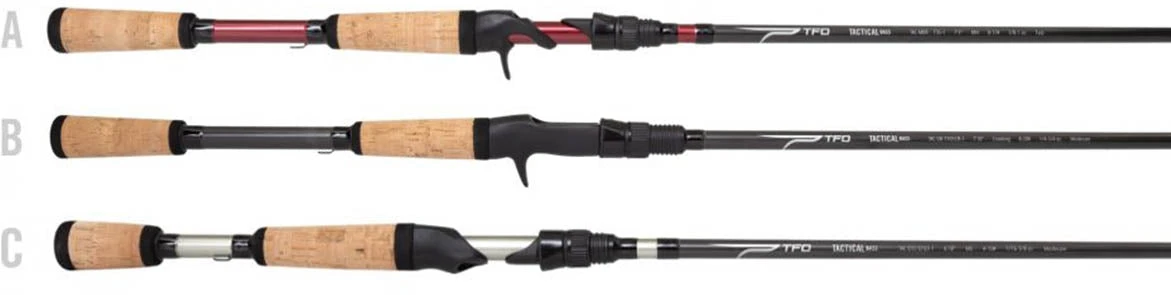 Temple Fork Outfitters Tactical Bass Baitcasting Rods 3 Temple Fork Outfitters Tactical Bass Baitcasting Rods - Image 3