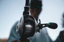 Quantum Energy S3 Baitcasting Reel -US Bait Reel Sales Store energy bc reel closeup lifestyle
