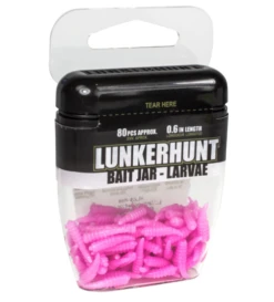 Lunkerhunt Larvae Bait Jar 1/3 Oz.